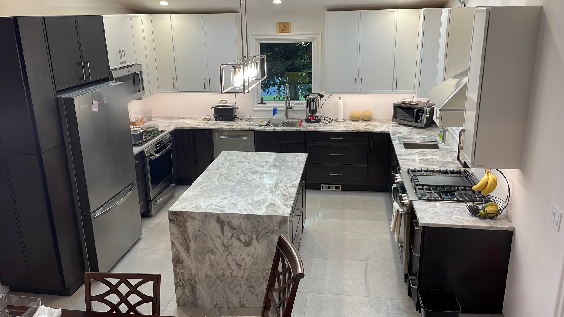 Custom kitchen countertop project by Granite Guys