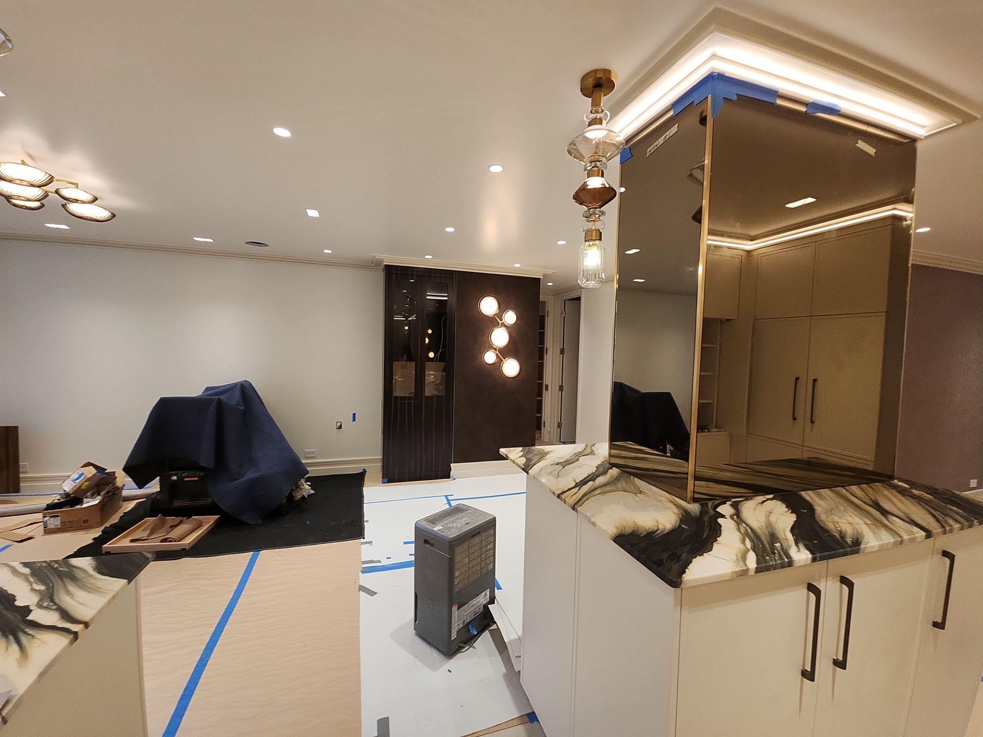 Custom kitchen countertop project by Granite Guys